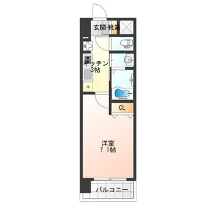 アービングNeo岸里【7階】の間取り