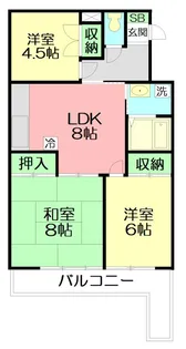 グレースナイン湘南【3階】の間取り