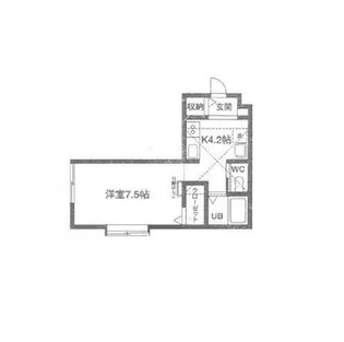 STコート【1階】の間取り