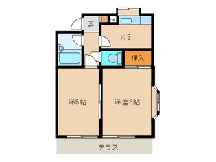 コ-ポ弘文館【1階】の間取り
