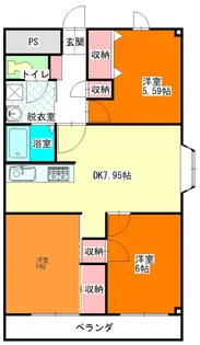 太田リッチコンドミニアム【1階】の間取り
