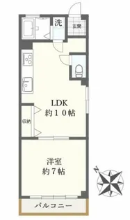 東横レジデンス【3階】の間取り