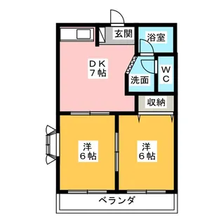 デュークI【2階】の間取り