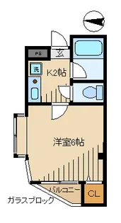 メゾングレイス【2階】の間取り