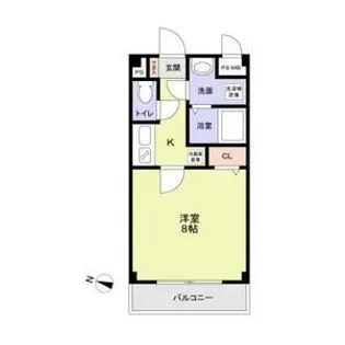 埼玉県蕨市中央4【マンション】の間取り