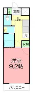 グラシューズ【3階】の間取り