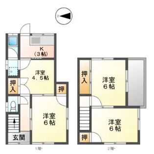 広島県福山市神辺町大字川南【一戸建】の間取り