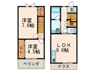 福岡県遠賀郡遠賀町大字鬼津【一戸建】の間取り