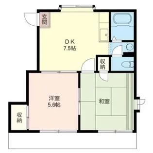 グレイスアズマ【1階】の間取り