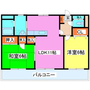 MARUYU第三ビル【4階】の間取り