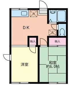 神奈川県横須賀市桜が丘2【アパート】の間取り