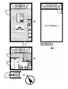 東京都渋谷区神宮前2【一戸建】の間取り