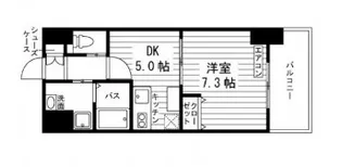 鹿児島県鹿児島市加治屋町【マンション】の間取り