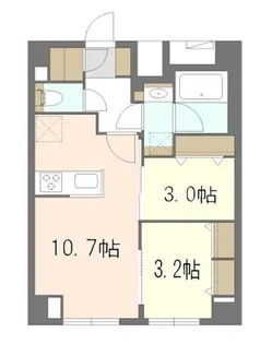 2LDKの間取り画像