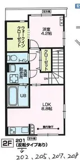 1LDKの間取り画像