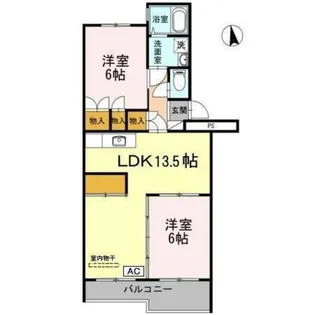 第3桂マンション【1階】の間取り