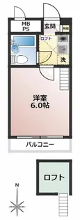 トップヒルゲート【1階】の間取り