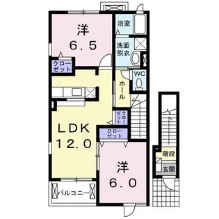 ファータ ジェンティーレ【2階】の間取り