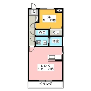 パスカル【2階】の間取り