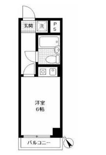 プラーズ日の出町【6階】の間取り
