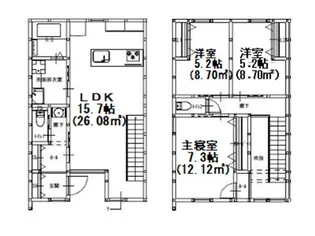 グランメゾンクレスト南蔵王IIの間取り