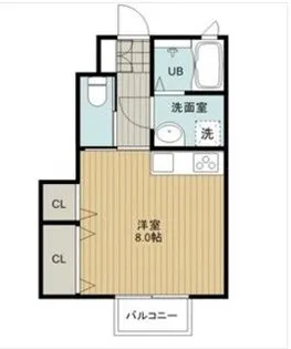 クレアシオン【1階】の間取り