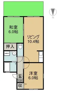 フォレストハイム【1階】の間取り