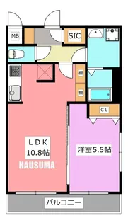Le Fenouil【1階】の間取り