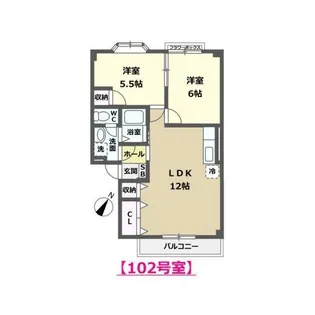 アン・ジュールI【1階】の間取り