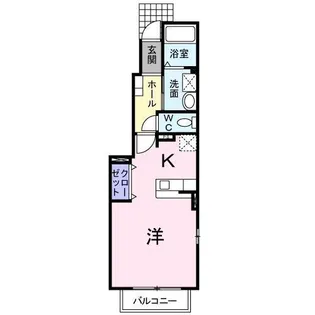 スカイクレバー【1階】の間取り