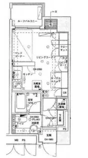 アクシア新宿御苑【9階】の間取り