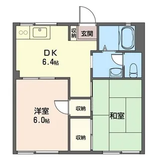 サンモールイシイ【1階】の間取り