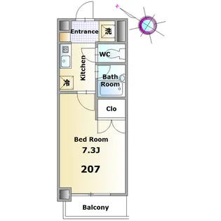 ヒルズ・アーバン【2階】の間取り