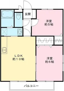 エスペランス【1階】の間取り