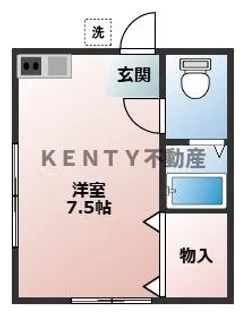 宮本ハイツ【2階】の間取り