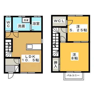 静岡県浜松市中央区上石田町【一戸建】の間取り