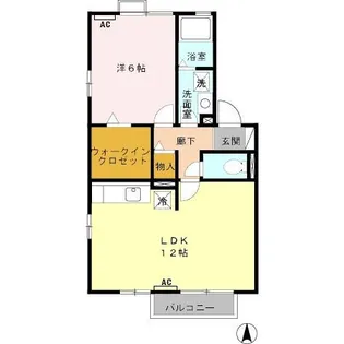 アルメリア【2階】の間取り