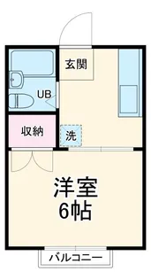 光和コーポ【2階】の間取り