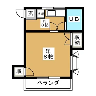 グリーンバレーII【1階】の間取り
