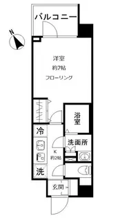 N stage 赤羽志茂【2階】の間取り