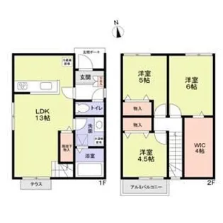 東京都三鷹市井の頭3【一戸建】の間取り