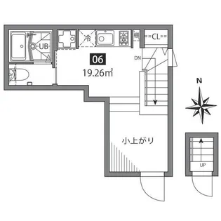 四谷アパートメントW【2階】の間取り