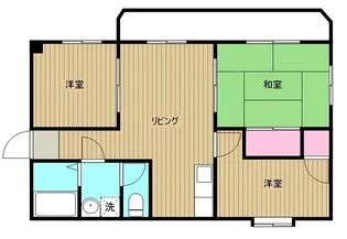 東京都武蔵村山市大南3【マンション】の間取り