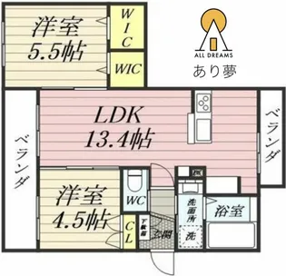 Adonis K【2階】の間取り