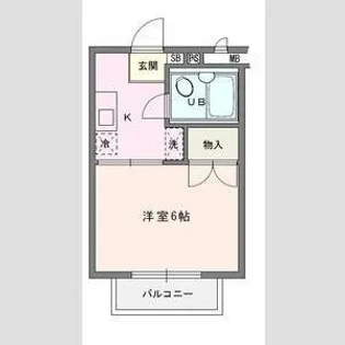 ハイムみずき【1階】の間取り