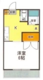 ドミール鷹ノ台【2階】の間取り