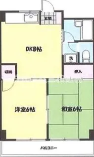 ドミール赤塚公園【3階】の間取り