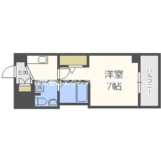 ラシーヌ天王寺町南【6階】の間取り