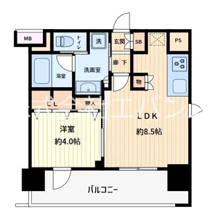 シティインデックス蕨II【12階】の間取り