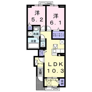 ステイズ【1階】の間取り